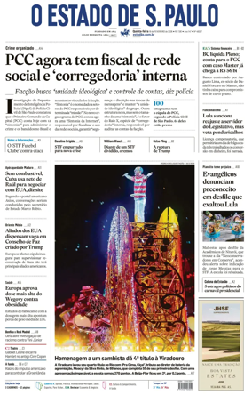 Cover of O Estado de S. Paulo