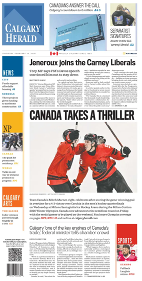 Cover of Calgary Herald