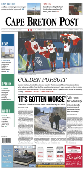 Cover of Cape Breton Post