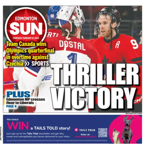 Cover of Edmonton Sun
