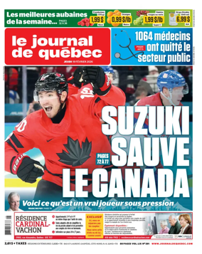 Cover of Le Journal de Quebec