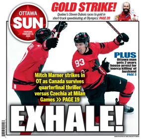 Cover of Ottawa Sun