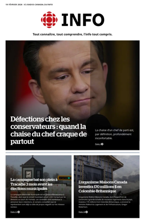 Cover of Radio-Canada Info