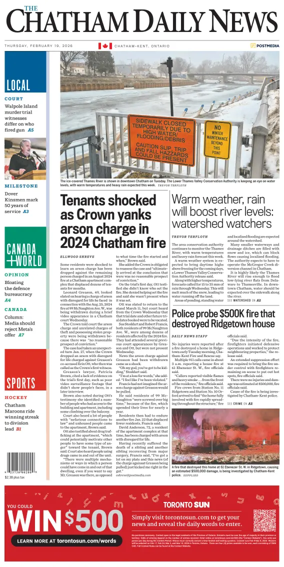 Cover of The Chatham Daily News