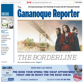 Cover of The Gananoque Reporter