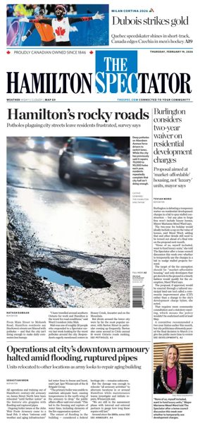 Cover of The Hamilton Spectator