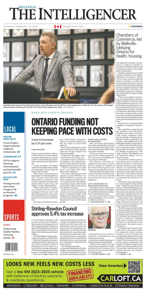 Cover of The Intelligencer (Belleville)