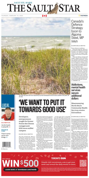 Cover of The Sault Star