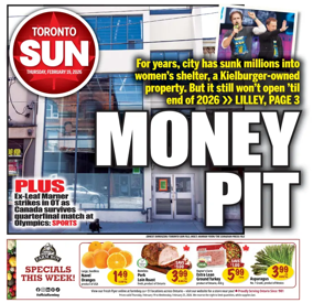 Cover of Toronto Sun