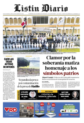 Cover of Listin Diario