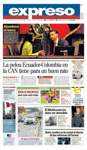 Cover of Diario Expreso