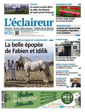 Cover of L'Eclaireur (Vimeu Trois villes soeurs Vallee de la Bresle)