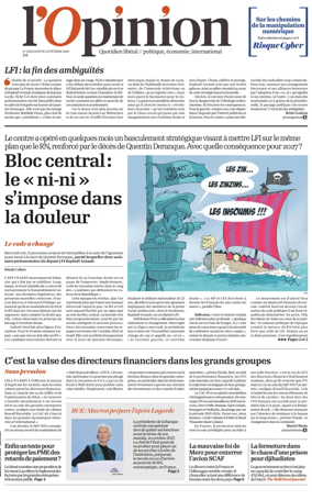Cover of L'Opinion