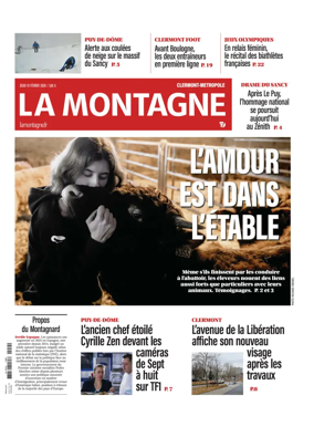 Cover of La Montagne (Clermont-Metropole)