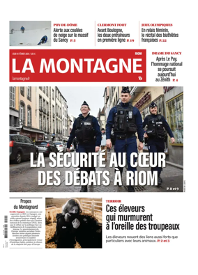Cover of La Montagne (Riom)