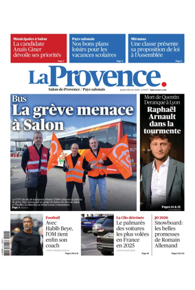 Cover of La Provence Salon-de-Provence / Pays salonais