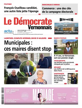 Cover of Le Democrate Vernonnais