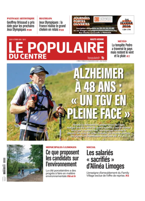 Cover of Le Populaire du Centre (Haute-Vienne)
