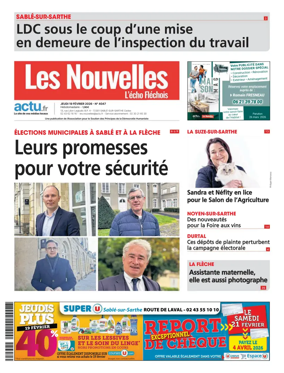 Cover of Les Nouvelles - L'Echo Flechois (FL)