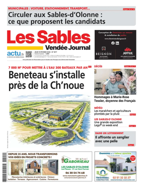 Cover of Les Sables Vendee Journal