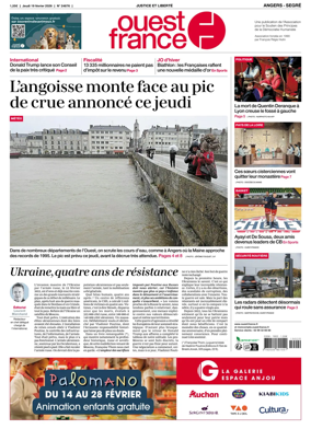 Cover of Ouest France (Angers / Segre)