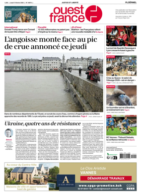 Cover of Ouest France (Ploermel)