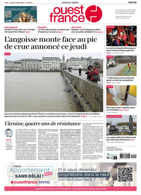 Cover of Ouest France (Sarthe)