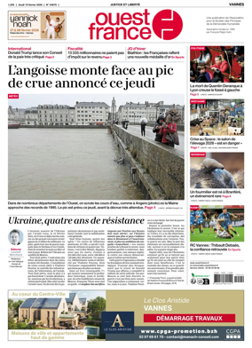 Cover of Ouest France (Vannes)