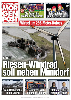 Cover of Chemnitzer Morgenpost