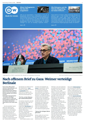 Cover of Deutsche Welle (German edition)