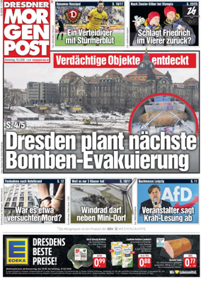 Cover of Dresdner Morgenpost