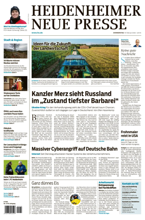 Cover of Heidenheimer Neue Presse