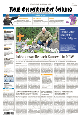 Cover of Neuss-Grevenbroicher Zeitung Neuss