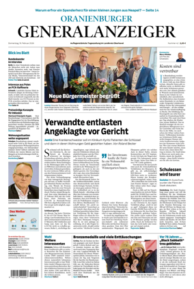 Cover of Oranienburger Generalanzeiger