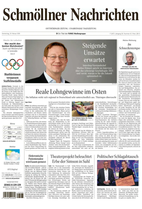 Cover of Ostthuringer Zeitung (Schmolln)