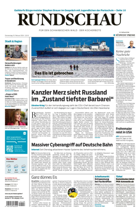 Cover of Rundschau fur den Schwabischen Wald – Der Kocherbote