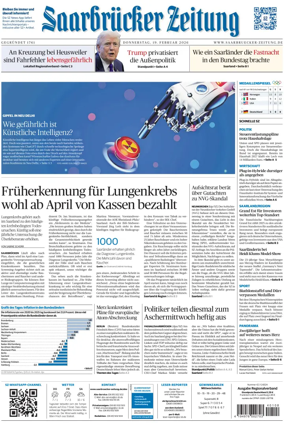 Cover of Saarbruecker Zeitung