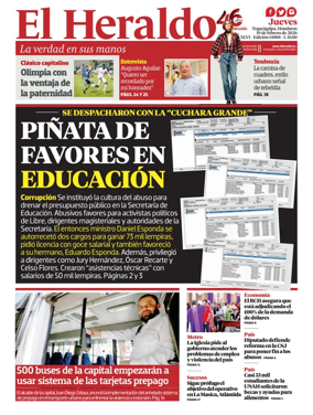 Cover of Diario El Heraldo