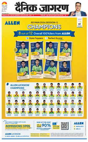 Cover of Dainik Jagran - Lucknow