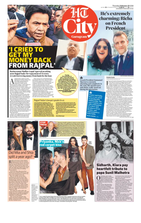 Cover of Hindustan Times (Gurgaon) - City