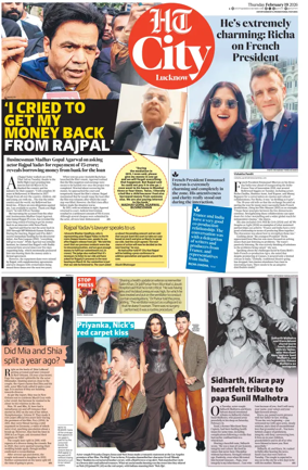 Cover of Hindustan Times (Lucknow) - Live