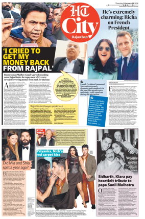 Cover of Hindustan Times (Jaipur) - City