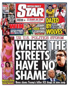 Cover of Irish Daily Star