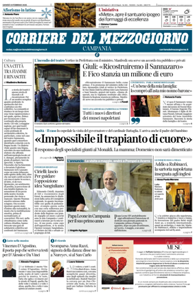 Cover of Corriere del Mezzogiorno (Campania)
