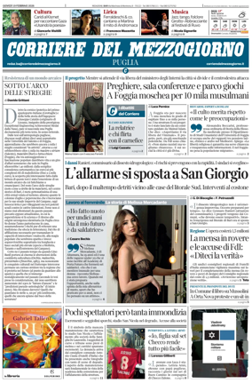Cover of Corriere del Mezzogiorno (Puglia)