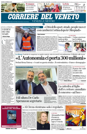 Cover of Corriere del Veneto (Venezia e Mestre)