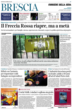 Cover of Corriere della Sera (Brescia)
