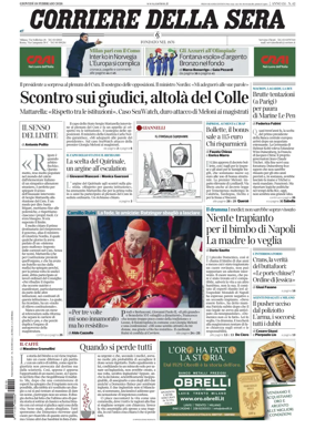 Cover of Corriere della Sera