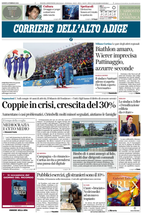 Cover of Corriere dell'Alto Adige