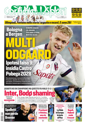 Cover of Corriere dello Sport Stadio (Bologna)